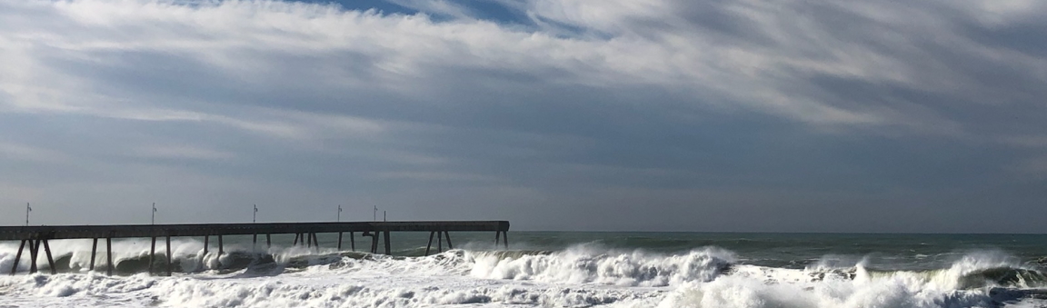 Pacifica pier in the distance